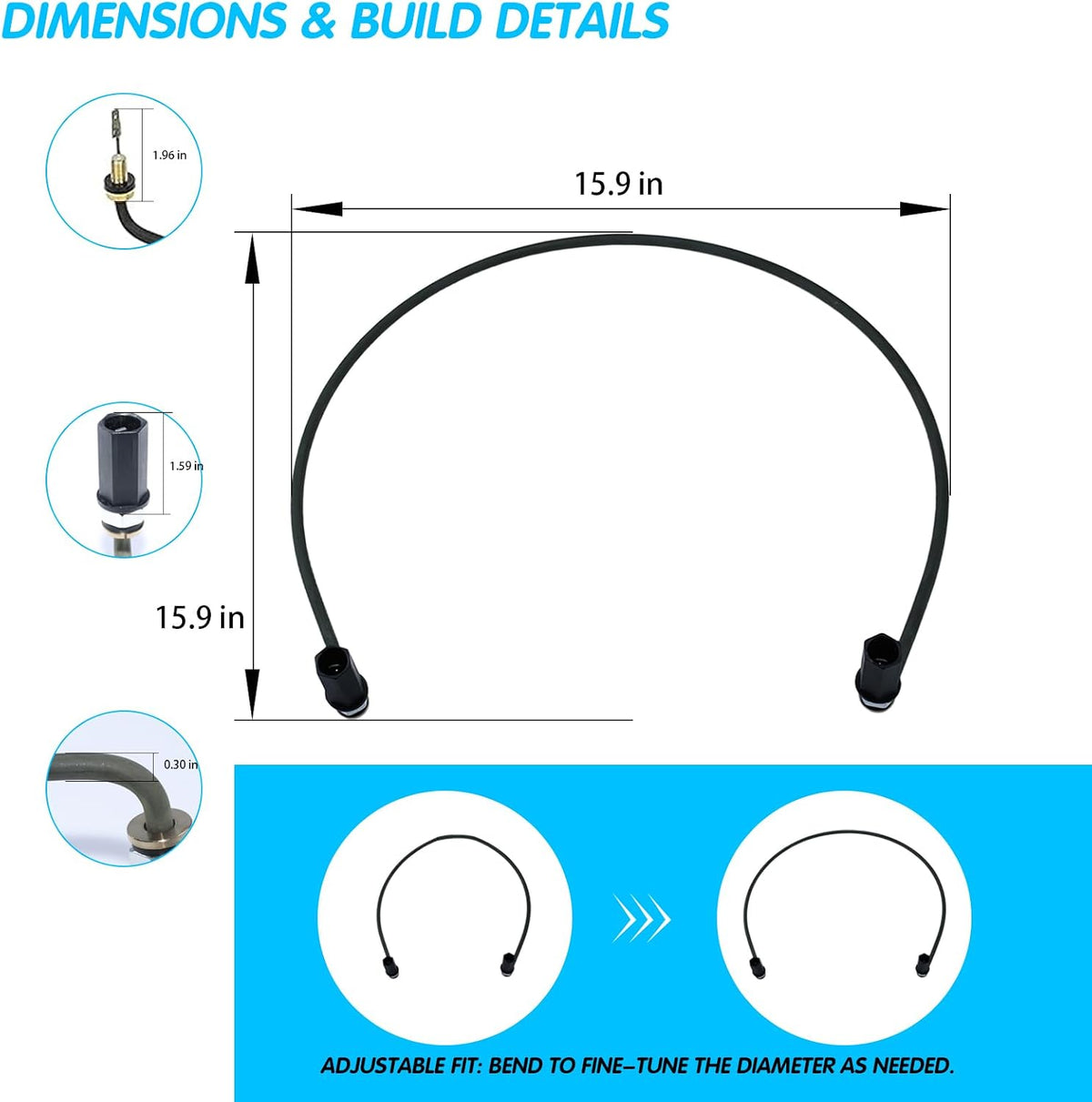 WDP540HAMZ WDF330PAHS3 WDT720PADM2 WDT730PAHZ0 Dishwasher Heating Element