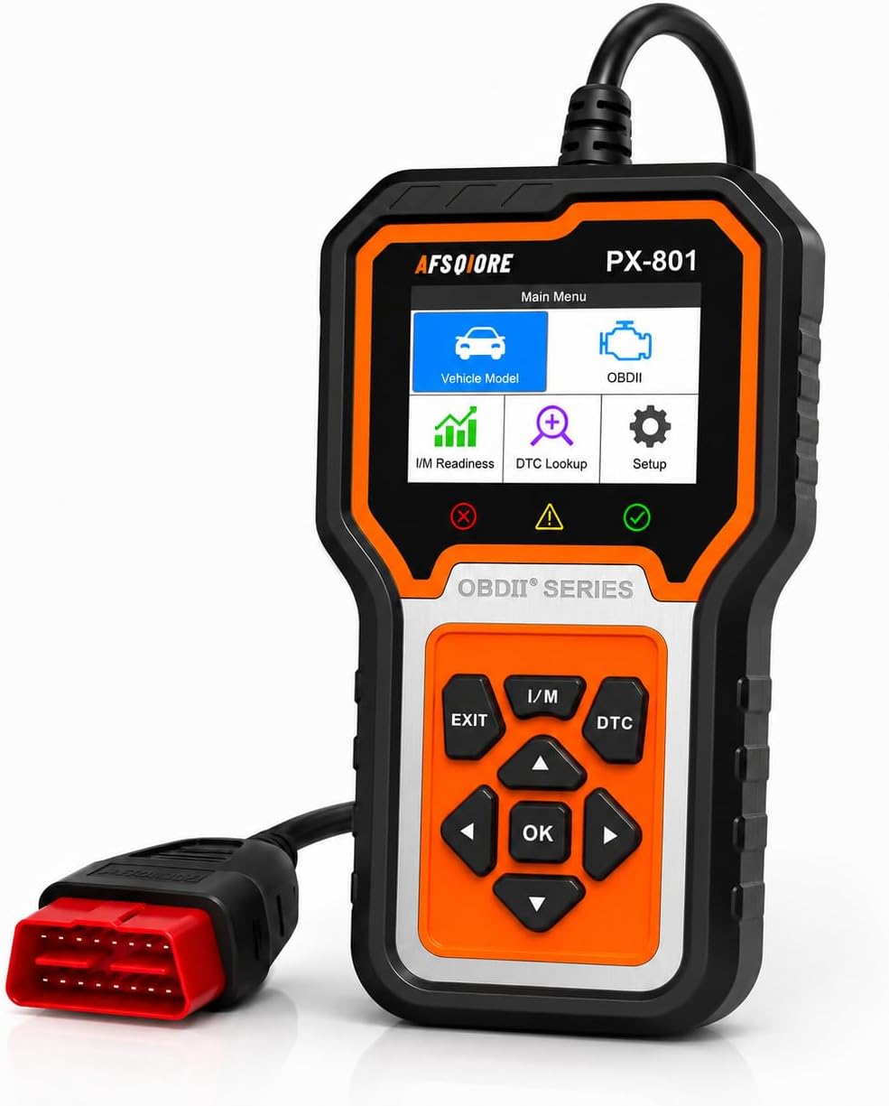 OBD2 Scanner Check Engine Light Car Code Reader Clear Error Codes ABS SRS SAS Etc Full Vehicle System Diagnostics