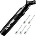 Ball Pump for Sports Balls - Push & Pull Inflating System - Hand Pump for Exercise Balls - Volleyball Pump