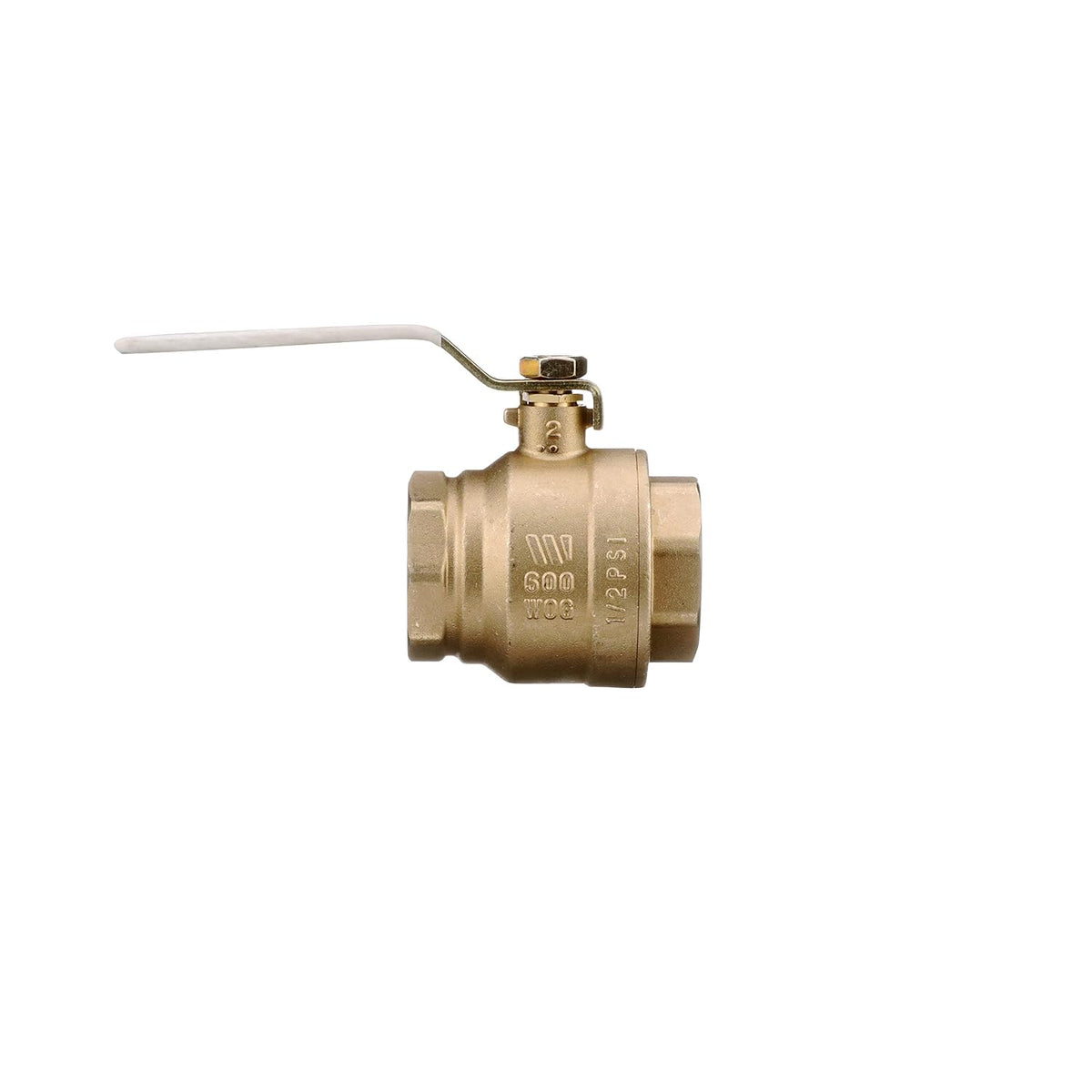 Watts 2" Lead-Free Brass Full Port Ball Valve Female Threaded 2-Piece