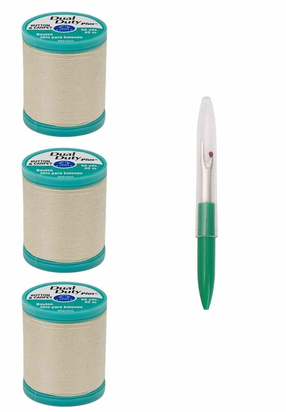 Coats & Clark Dual Duty Plus Button & Carpet Cotton Thread 50 Yards