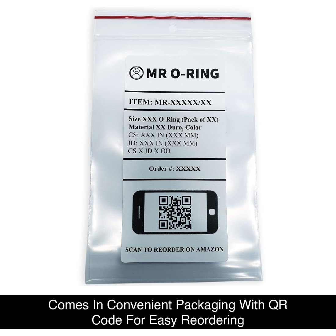 Mr O-Ring 906 Viton O-Ring - 90A Durometer, Black (Pack of 50)