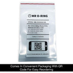 Mr O-Ring 906 Viton O-Ring - 90A Durometer, Black (Pack of 25)