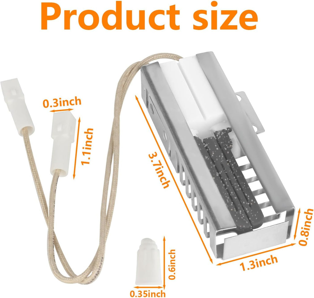 Oven Range Igniter Compatible with Samsung NX58M9420SS/AA NX58K3310SS/AA