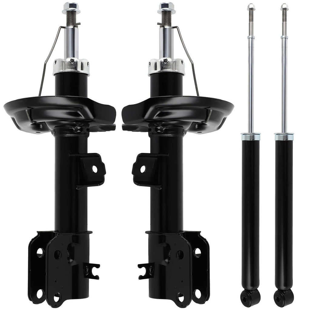 SCITOO Front Rear Shocks 4pcs for Chevy Spark Shock Absorbers