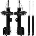 SCITOO Front Rear Shocks 4pcs for Chevy Spark Shock Absorbers