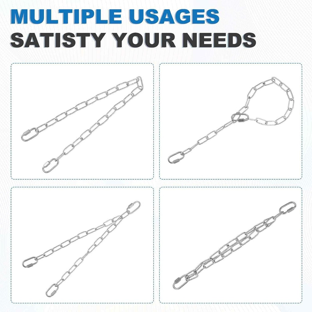 PATIKIL Gate Chain Lock 23.7Inch 304 Stainless Steel Hanging Chain Lock
