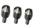Drill America 3 Piece Single Flute Countersink Set, Sizes: 1/4, 3/8 and 1/2, 82 Degrees