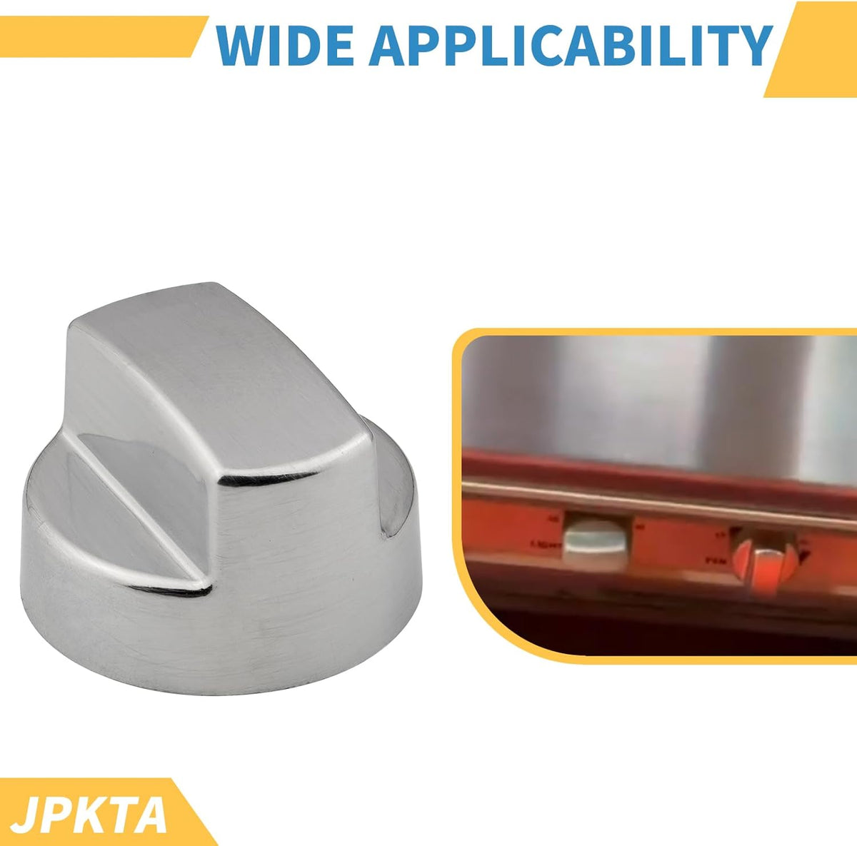 2 Pack 811195 Range Hood Knob Replacement Part Compatible with Sub-Zero Wolf Pro Ventilation Hood Knob Replaces for 805328 KIP5D44 B002MFNQ34 5D44
