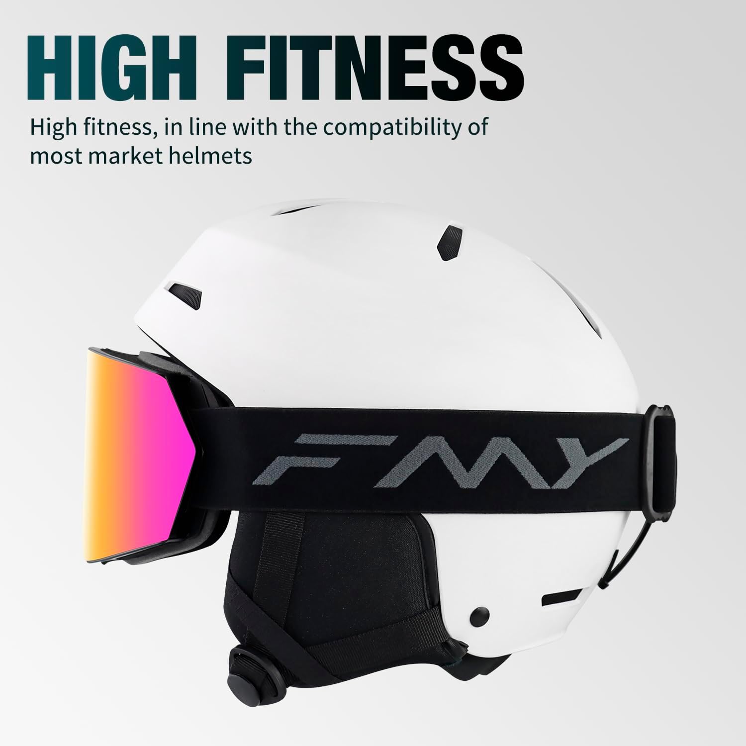 Ski Goggles for Men Women & Youth - Anti Fog UV400 Protection Snowboard Snow Skiing Goggles for Adult