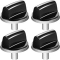 4 Pack 00650847 Cooktop Burner Knobs Replacement for Bosch