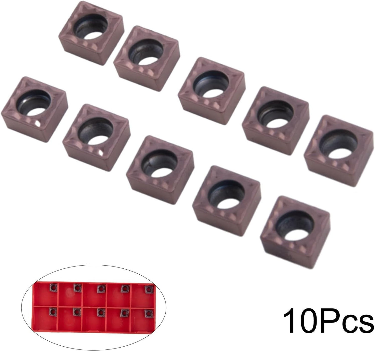 10pcs CCMT060204 Carbide Turning Inserts