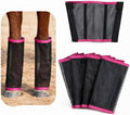 Fly Boots for Horse-Set of 4 Breathable Mesh Horse Fly Leg Guards, UV Protective Lightweight Fly Protection, Reduce