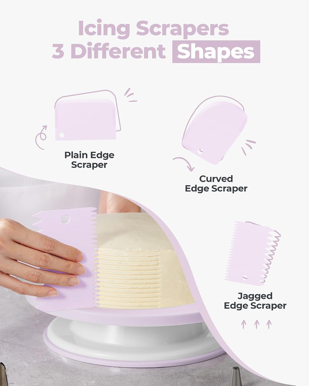 158 Cake Decorating Kit Baking Supplies Tools for Beginners & Pros