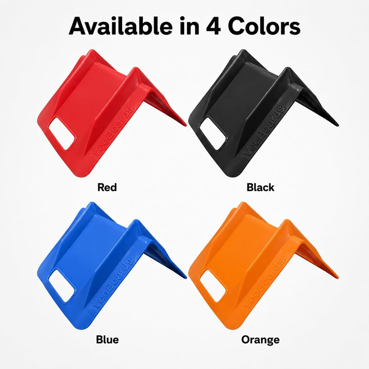 Edge Protectors Flatbed – Corner Protectors for Cargo Loads with Ratchet Strap Channel, Heavy Duty Plastic V Boards