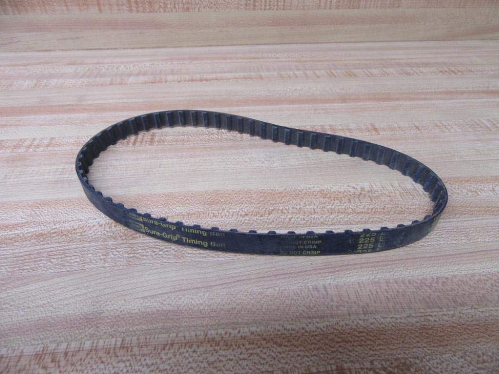 TB Woods 225L050 Timing Belt, 0.5" Belt Width, 0.38 mm Pitch, 22.5" Pitch Length, 60 Teeth