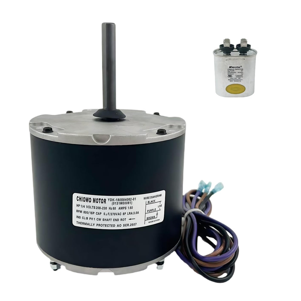 0131M00061SP Condenser Fan Motor 1/4HP 208-230V 1.5A 830 RPM