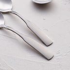 Stainless Steel Round Soup Spoon Set of 6