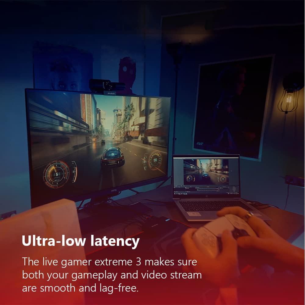 4K Capture Card for Streaming,1440p120 Video Capture Device for PS5/Pro, Xbox Series X/S, Nintendo Switch, PC