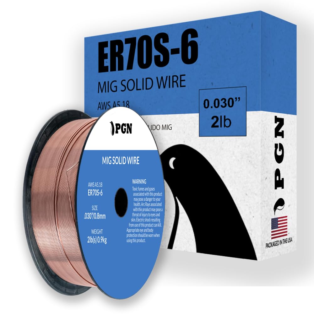 PGN ER70S-6 .030" Solid MIG Welding Wire - 2lb Spool