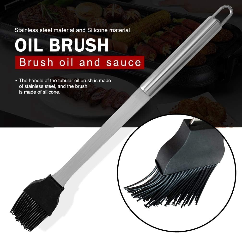 5-Piece Stainless Steel Grill Tool Set with Carry Bag – BBQ Utensils for Him, Young Men, Camping & Tailgating