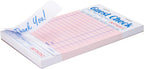 Guest Check Pads for Servers (Pink-10 pads), 50 Sheets/Pad