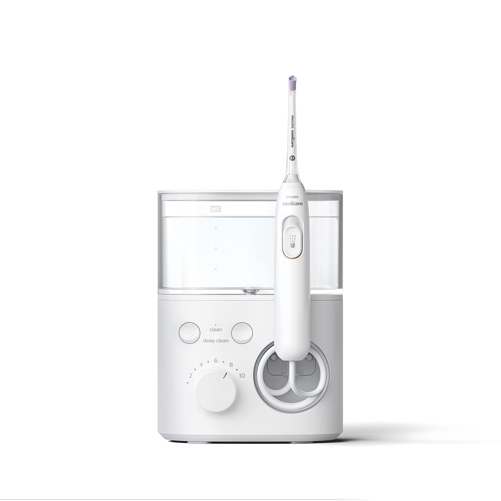 Power Flosser 3000, White, HX3711/20 & 4100 Power Toothbrush, Rechargeable Electric Toothbrush with Pressure Sensor