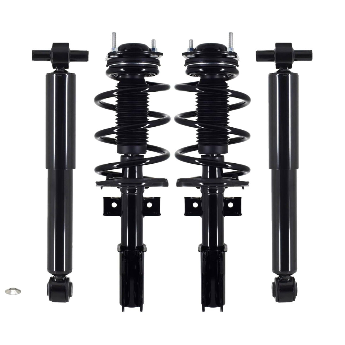 PM Auto Front-Rear Set 4 Quick Complete Strut-Shock Compatible With 2013-2017 Chevrolet Traverse