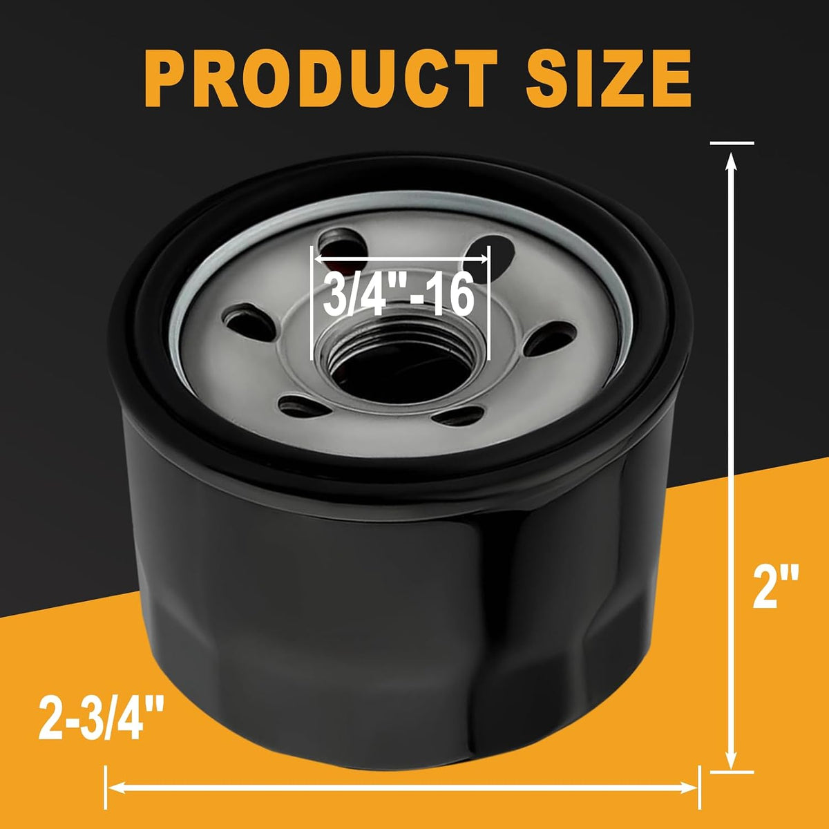 Chikia 951-12690 Oil Filter 751-12690 for MTD Cub Cadet 751-11501 Troy Bilt 4P90HU 4P90HUA 4P90HUB 4P90JHA 4P90JT 4P90JU XT1 XT2 Craftsman LT1500 T1000 R1000 TB30R Lawn Mower
