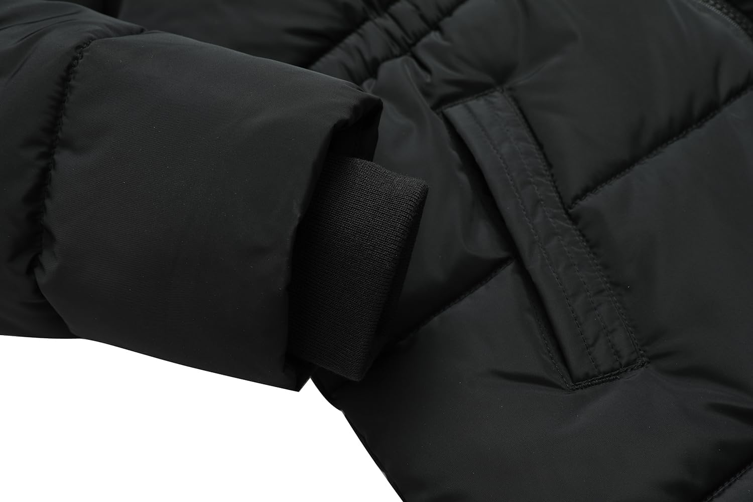 Girl's Winter Long Coat Parka Warm Hooded Puffer Jackets | Waterproof Polyester, Windproof Full Zipper, Ribbed Cuffs