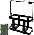 Jerry Gas Can Holder 5 Gallon Water Storage Containers Holder Mount Only Holder Rack, Metal Fuel & Gasolina