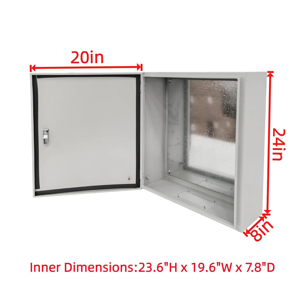 Electrical Box 24" x 20" x 8" Wall Mounted Electrical Enclosure