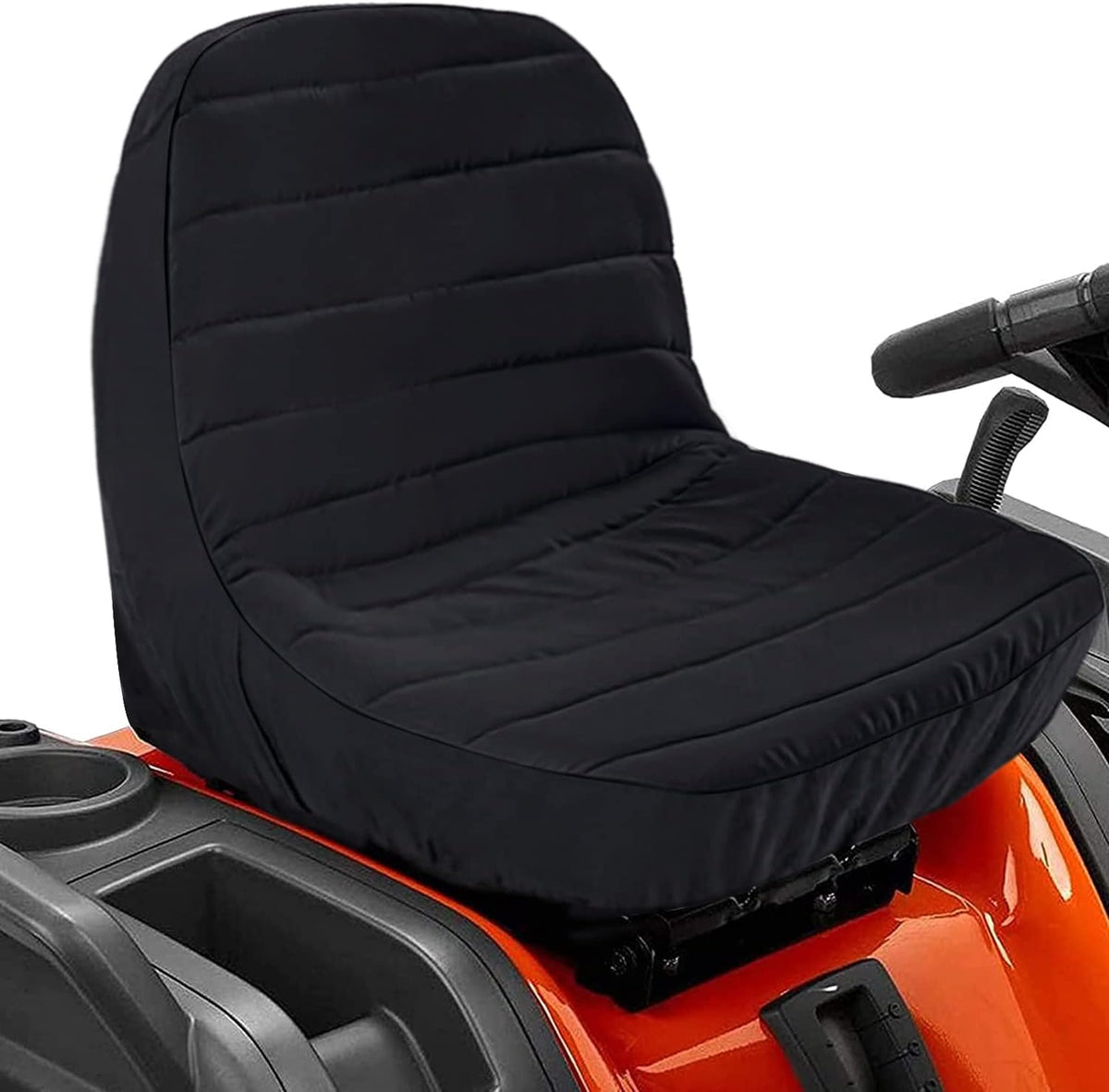 Black Riding Lawn Mower Tractor seat Cover for kubota Craftsman Husqvarna John Deere cub Cadet wheatherproof Padded