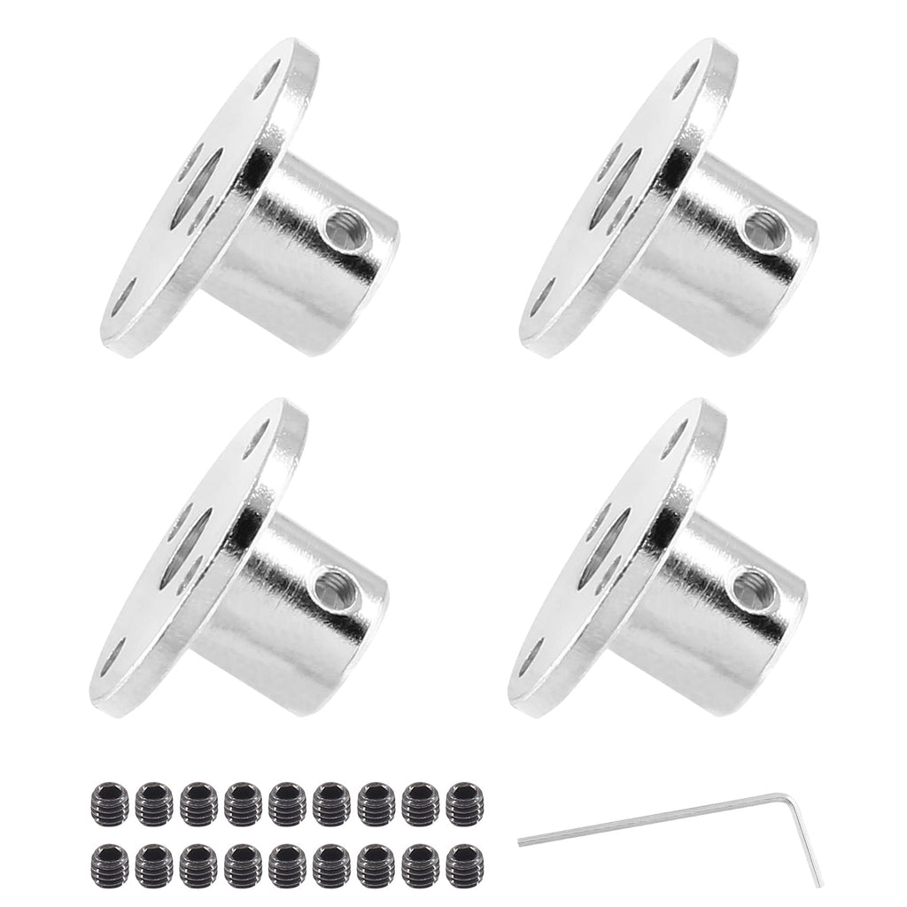 Litoexpe 4 Pieces 6mm Rigid Flange Coupling Connector