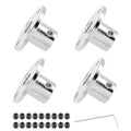 Litoexpe 4 Pieces 6mm Rigid Flange Coupling Connector