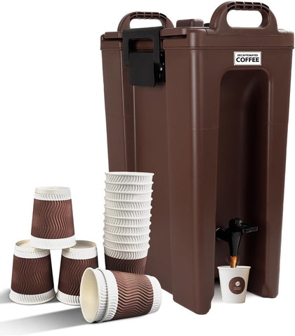 5 Gallon Insulated Beverage Dispenser with Spigot
