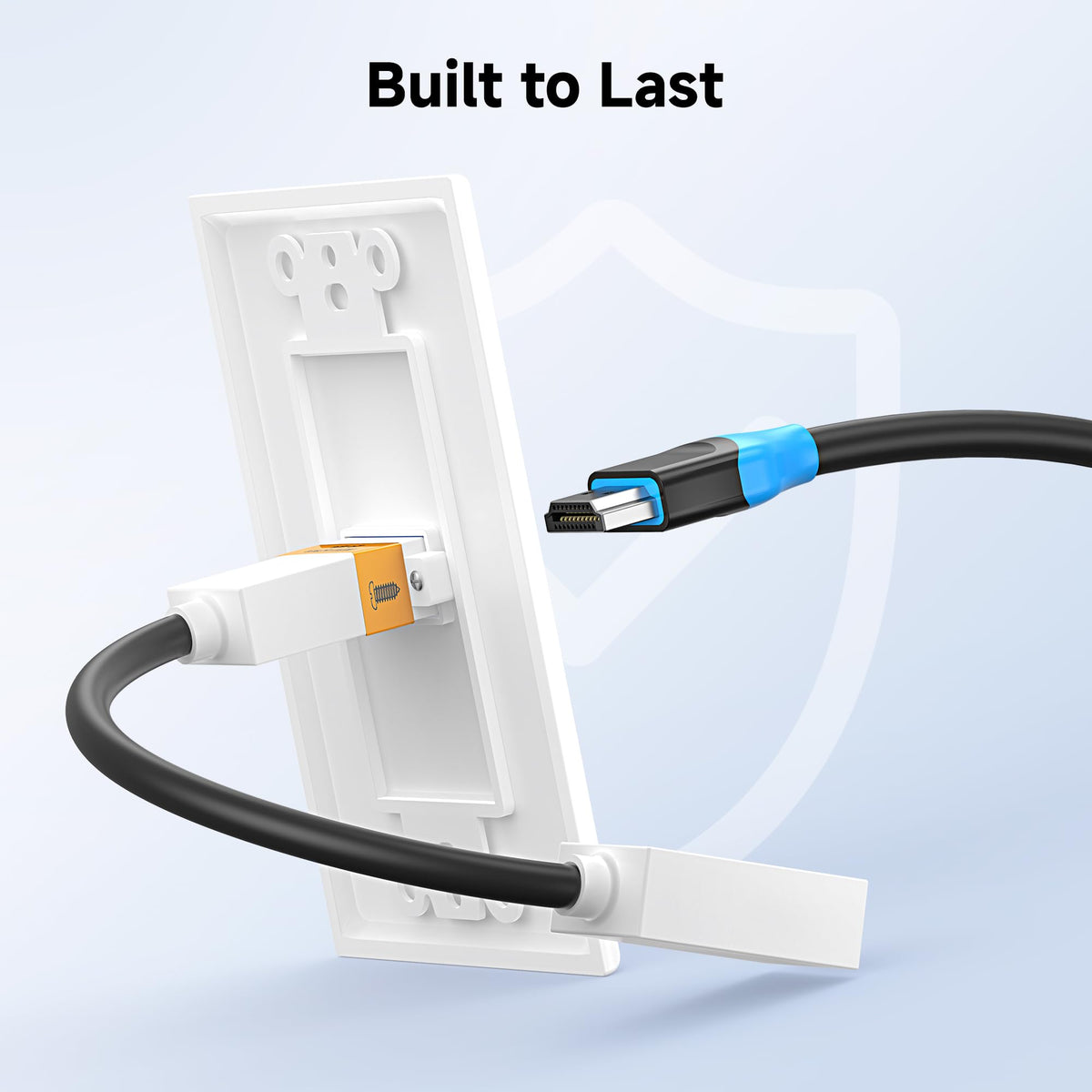 Cable Matters 2-Pack 1-Port 8K HDMI Wall Plate, White