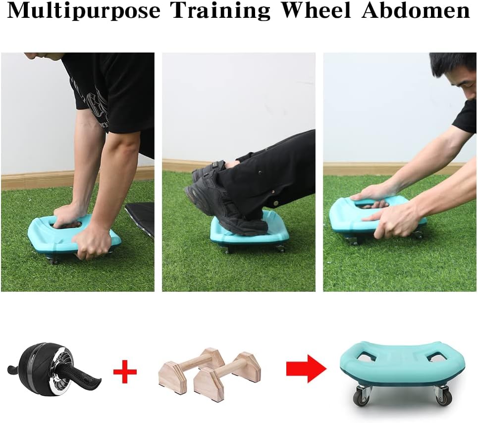 Ab Roller for Ab Workout, Ab Roller Wheel Exercise Equipment for Core Workout, Ab Wheel Roller for Home Gym, Ab