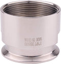 DERNORD 2'' Tri clamp Adapter to 2 inch FNPT Thread Ferrule Sanitary Pipe Fitting