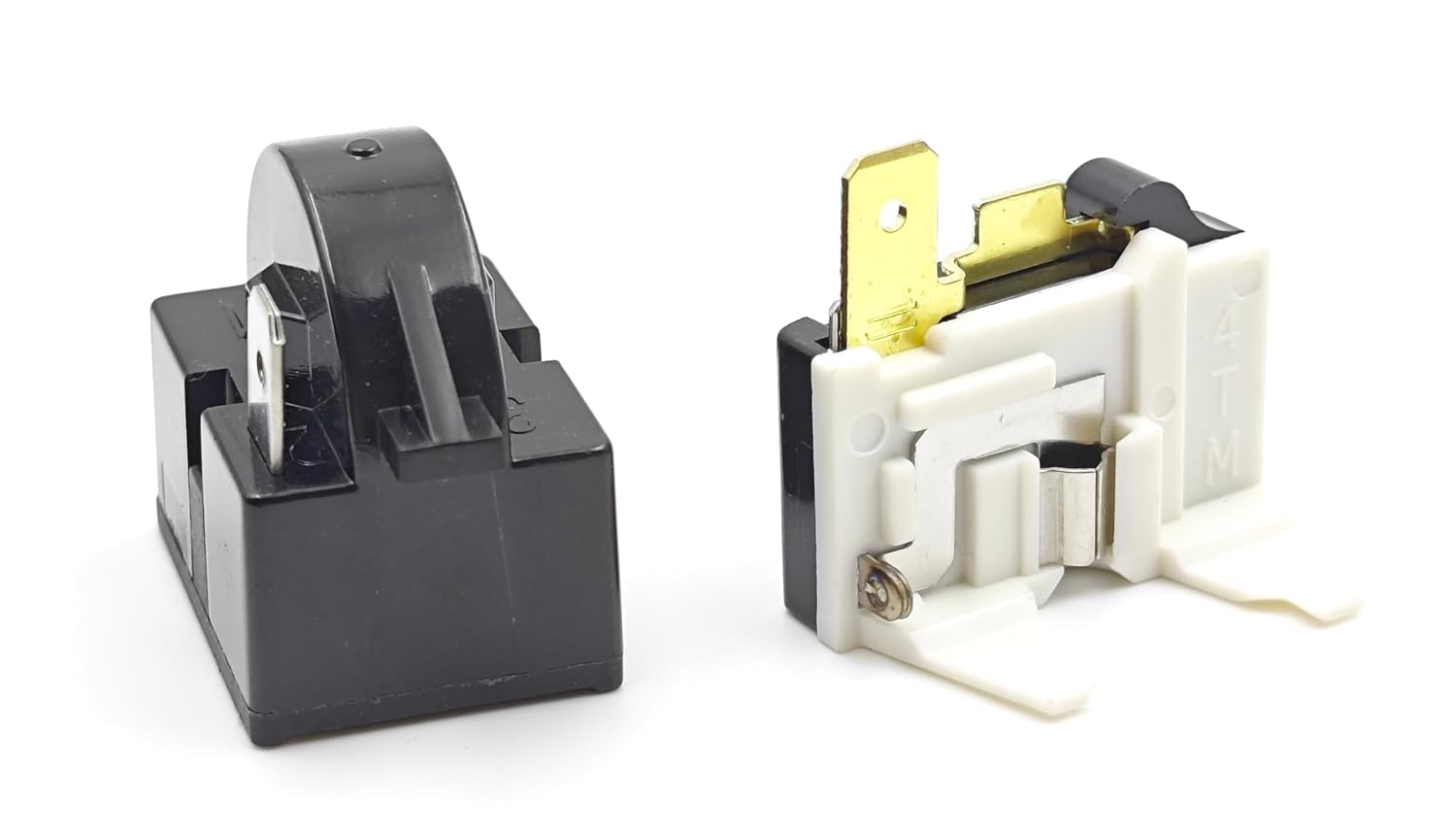 Compressor Start Relay 4.7 Ohm 1-Pin PTC Overload Kit | Compatible with Mini Fridges Compact Refrigerators Beverage