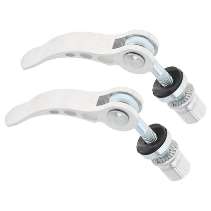 2 PCS Seat Post Quick Release Pin Bike Seat Clamp M6, Bicycle Binder Clamp Bolt, Quick Release Clamps Locking Screws