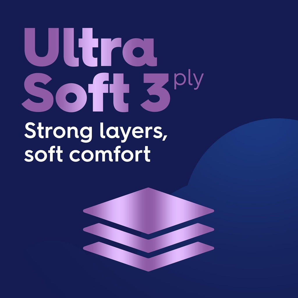 Ultra Soft 3-Ply Facial Tissue, 18 Box Pack