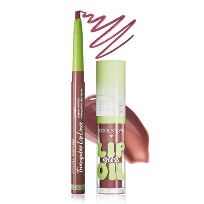 #8 Berry Ruby Lipstick and Lip Gloss Set,Triangle Lip Liner Pencil, Hydrating Cherry Jam Plumping Vivid Red Lip Gloss