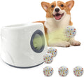 Automatic Ball Launcher for Dogs ，The Upgraded Premium Ball Thrower Adjustable Distance 20-45ft Including 6 PCS