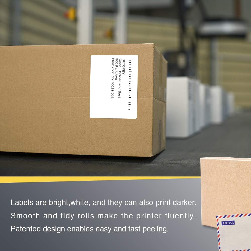 4" x 3" (102 mm x 76 mm) Thermal Labels, [6 Roll/3000 Labels]