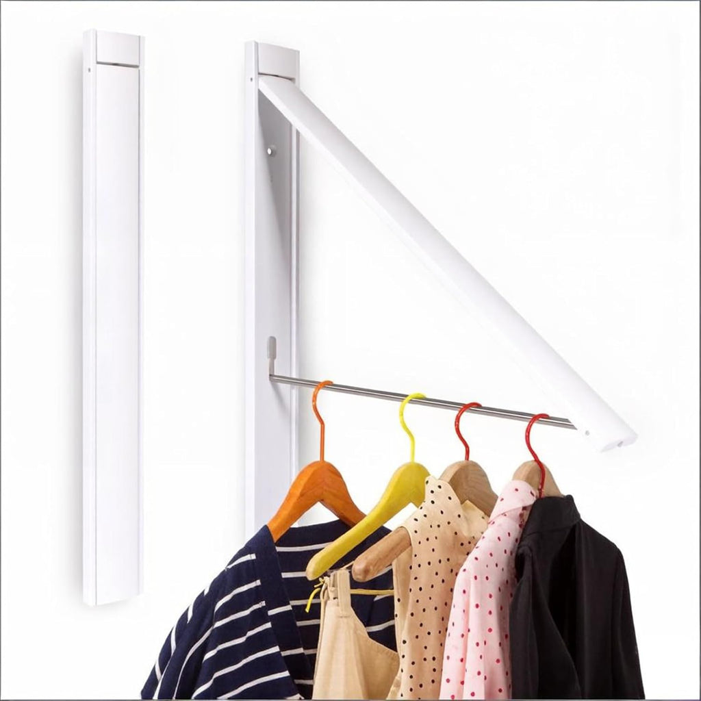 Clothes Drying Rack Folding Indoor,Laundry Room Organization,Wall Mounted Drying Racks for Laundry,Laundry Drying