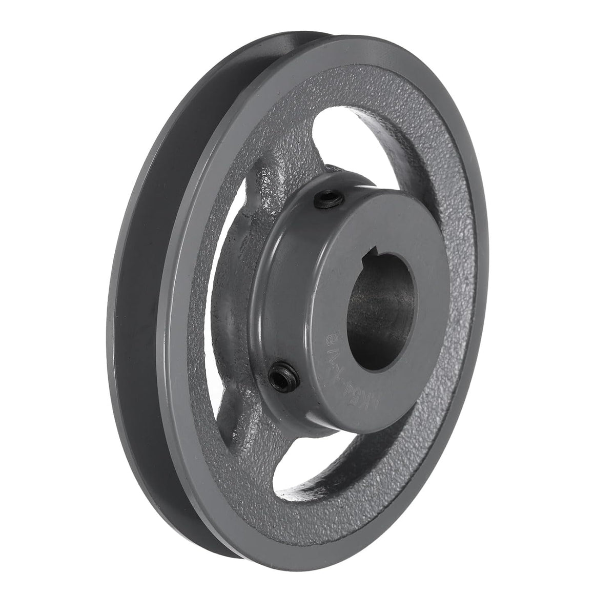 uxcell AK54-9/8 V-Belt Sheave 9/8" Bore, 5.25" OD, Single Groove Web Sheave