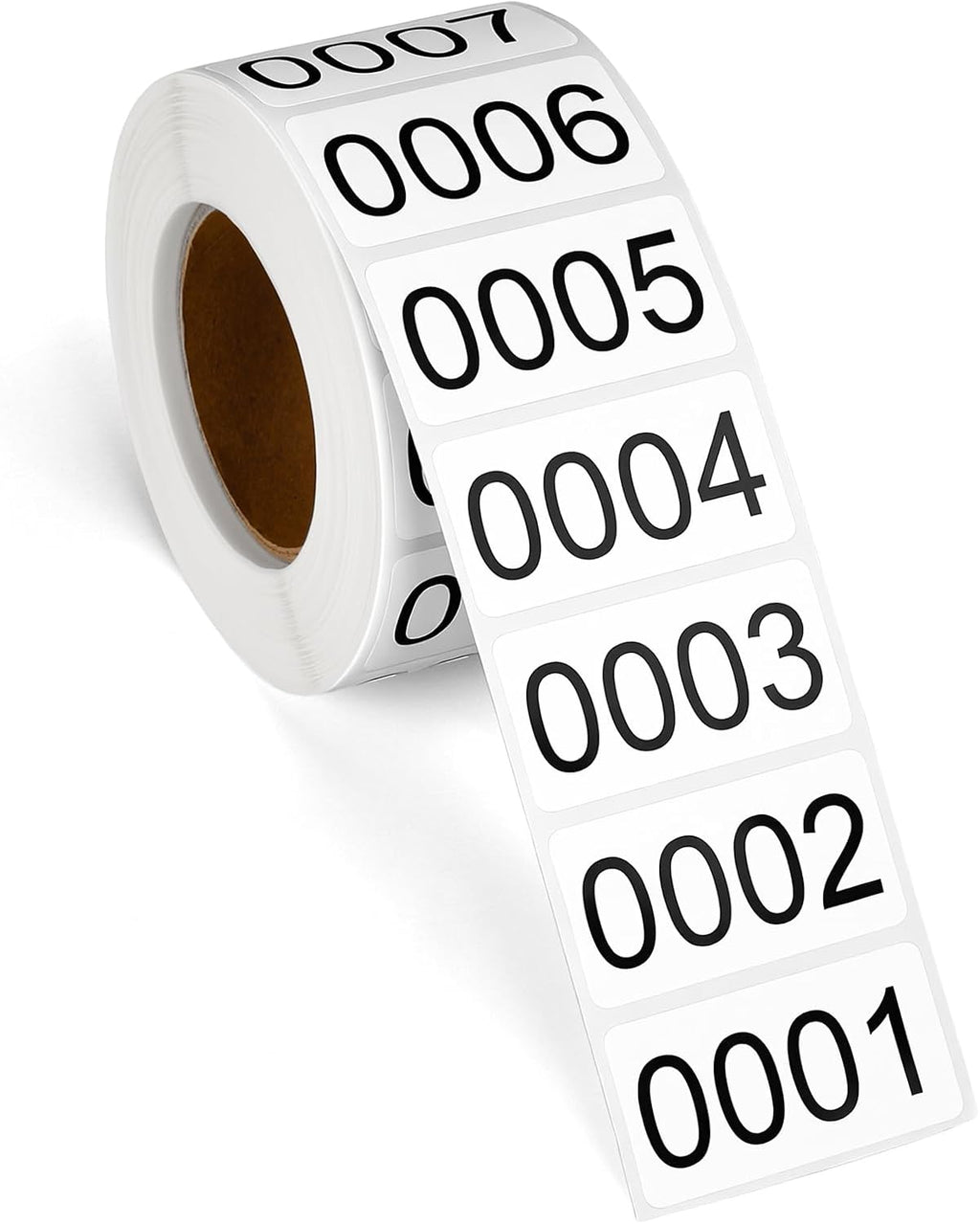 Consecutive Number Stickers, 1-1000 Self-Adhesive Inventory Labels