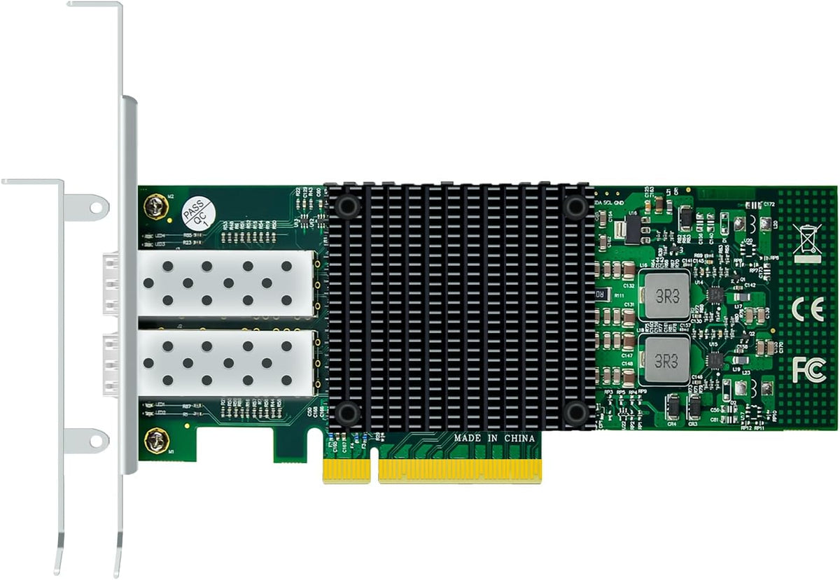 GLOTRENDS 2-Port 10Gb PCIe Network Card, Mellanox ConnectX-3, SFP+, RoCE