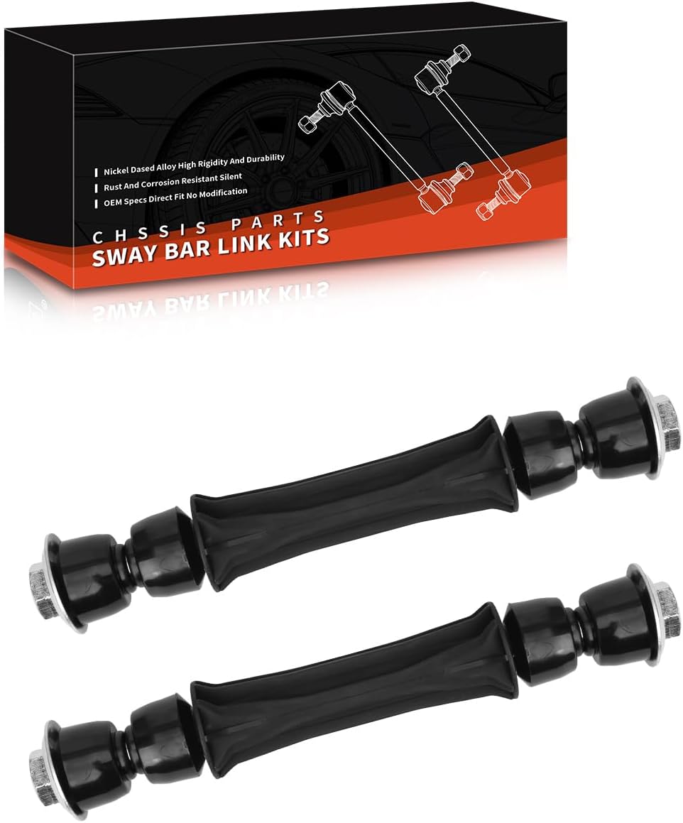 2pcs Sway Bar Links Compatible with Avalanche 07-13, Suburban 15-16, Compatible with GMC Sierra 1500 2007-2016,Escalade 07-16 Front Stabilizer Bar Links,Replacement K700432